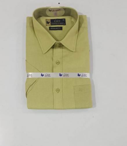 PL COTTON XLINEN DYED READYMADE SHIRT 40 HS