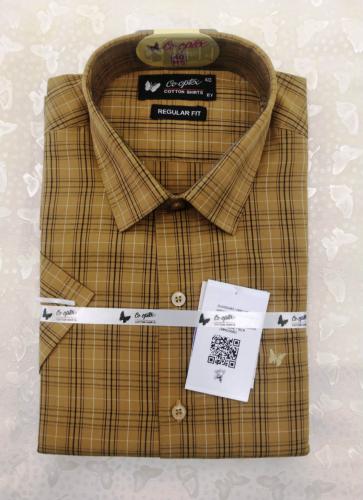 PL COTTON STRIPE CHECK SHIRTS 40 HS