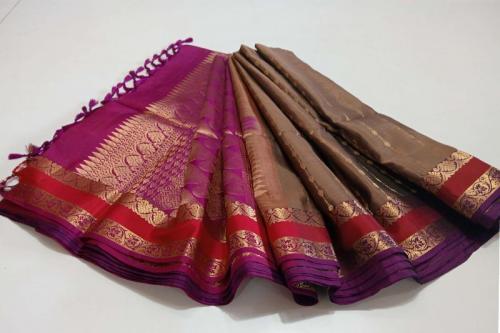 SOFT SILK SAREE WITH BLOUSE