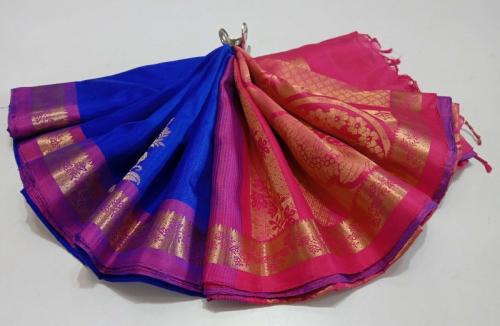 SOFT SILK SAREE WITH BLOUSE