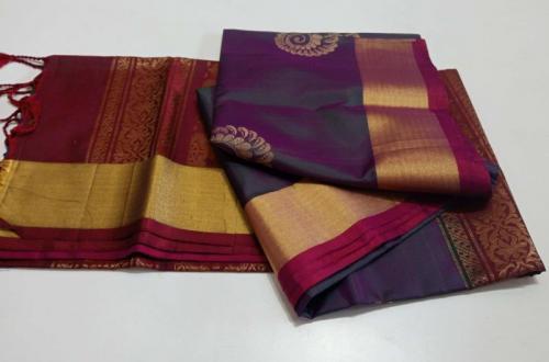 SOFT SILK SAREE WITH BLOUSE