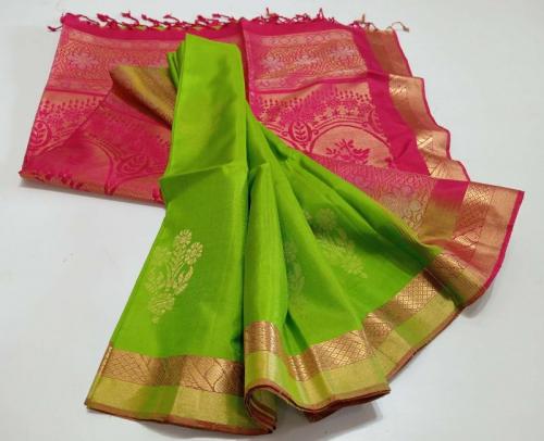 SOFT SILK SAREE WITH BLOUSE