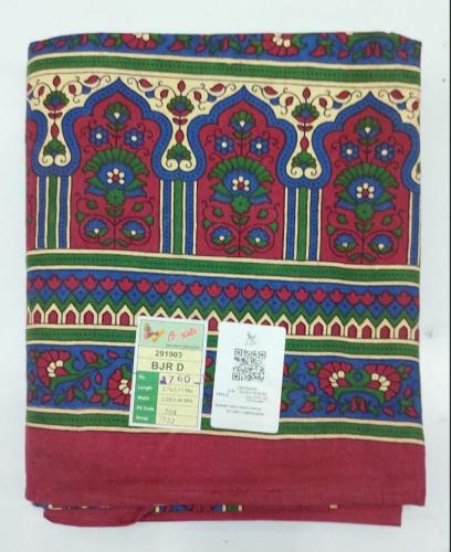 BEDSHEET JAIPUR PRINTED 90X108 2 PILLOW COVER