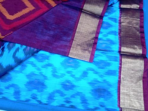 COTTON X KORA SILK TIE DYE SAREES CHINNLAPATTI