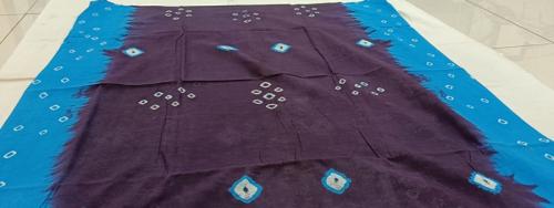 PL COTTON SAREES WITH WAX DOT PRINT DESIGNS