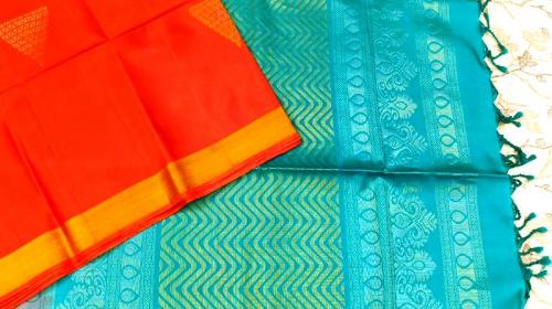 SOFT SILK SAREE WITH BLOUSE