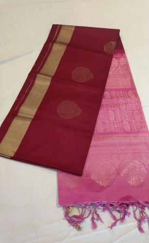 SOFT SILK SAREE WITH BLOUSE