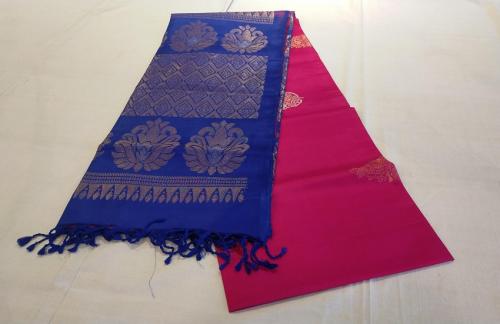 SOFT SILK SAREE WITH BLOUSE