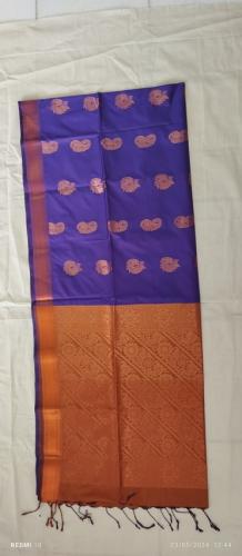 PL Polyester Big Butta Softee saree Jacquard