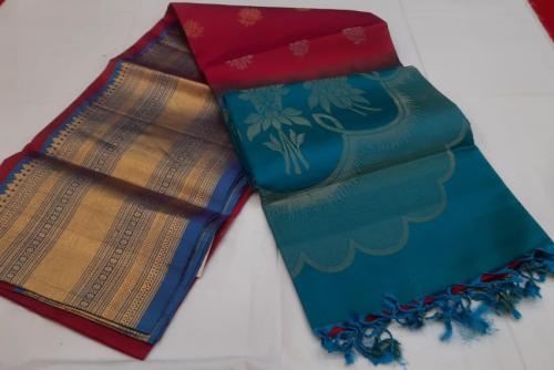 SOFT SILK SAREE WITH BLOUSE