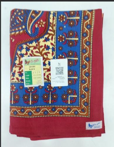 BEDSHEET JAIPUR PRINTED 90X108 2 PILLOW COVER