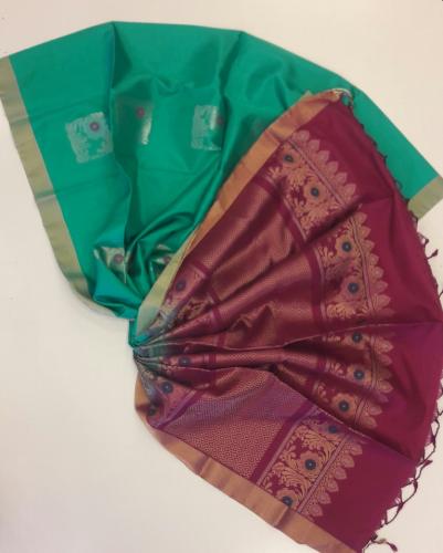 SOFT SILK SAREE WITH BLOUSE