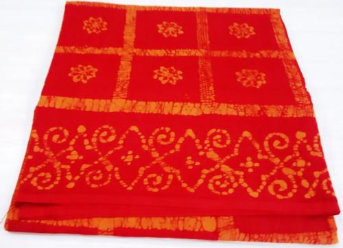 PL COTTON SAREES WITH SOLID WAX CRACK DESIGNS