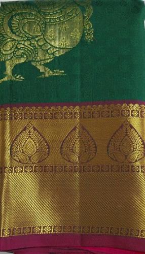 ARNI SILK HALF FINE ZARI SAREE WITH BLOUSE