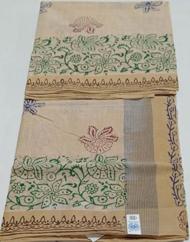 SALEM BLOCK PRINT COTTON SAREES