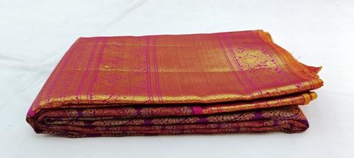 ARNI SILK HALF FINE ZARI SAREE WITH BLOUSE