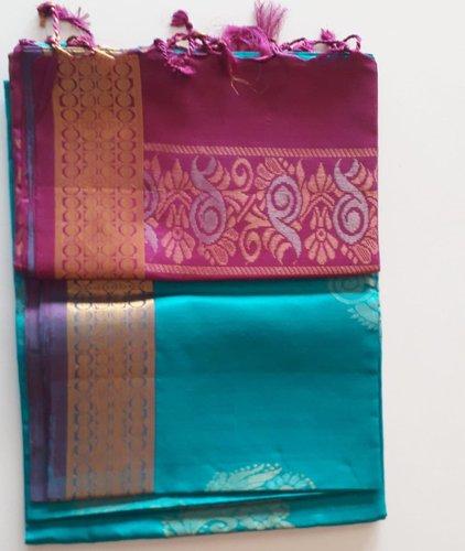 SOFT SILK SAREE WITH BLOUSE