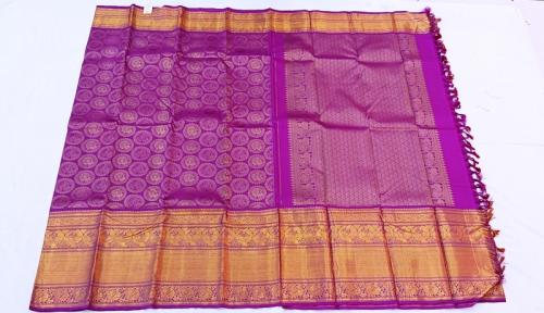 ARNI SILK HALF FINE ZARI SAREE WITH BLOUSE