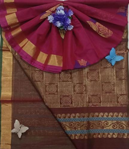 COIMBATORE KORA COTTON SAREE 620 MTS