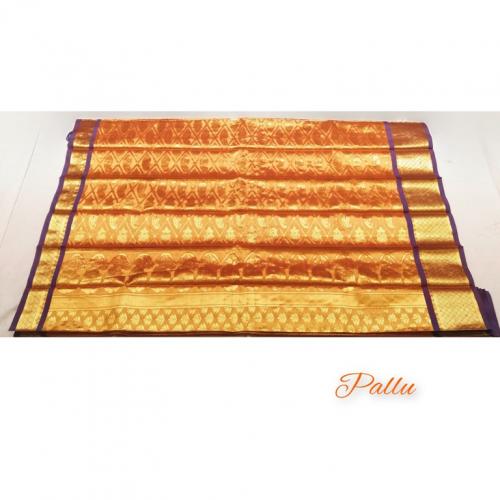 THIRUBHUVANAM HF ZARI SILK SAREE WITH BLOUSE