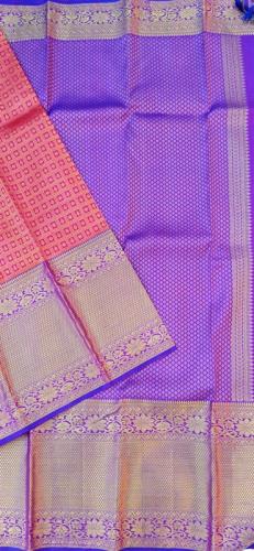 ARNI SILK HALF FINE ZARI SAREE WITH BLOUSE