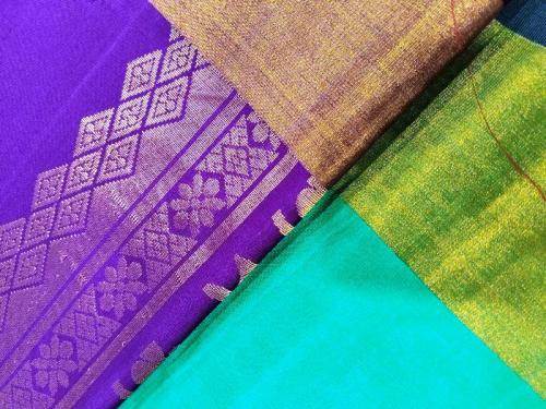 SOFT SILK SAREE WITH BLOUSE