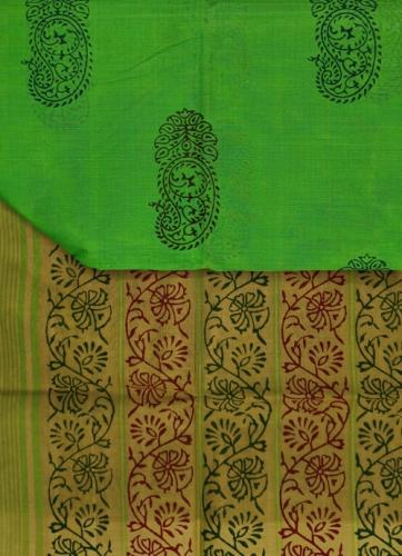 SALEM BLOCK PRINT COTTON SAREES