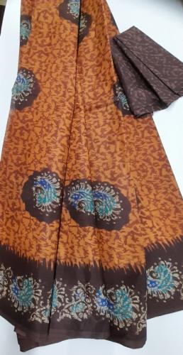 PL PRINTED SAREES WITH BLOUSE