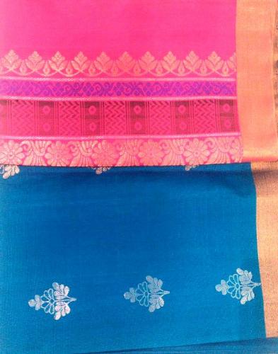 SOFT SILK SAREE WITH BLOUSE