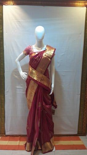 SAREES KPM SILK WITH BLOUSE A