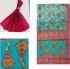 PL PRINTED SAREES WITH BLOUSE