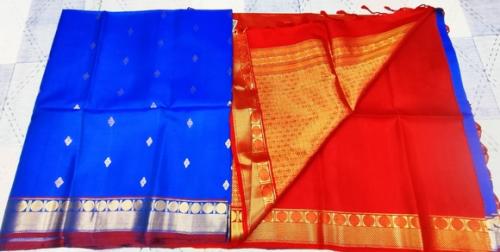 SOFT SILK SAREE WITH BLOUSE