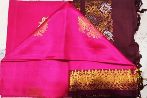 SOFT SILK SAREE WITH BLOUSE