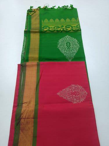 SOFT SILK SAREE WITH BLOUSE