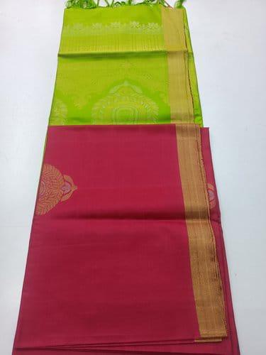 SOFT SILK SAREE WITH BLOUSE