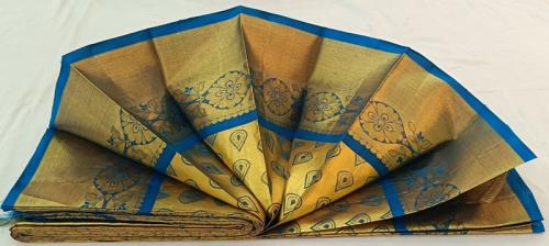 THIRUBHUVANAM HF ZARI SILK SAREE WITH BLOUSE