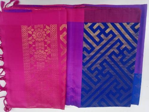 SOFT SILK SAREE WITH BLOUSE