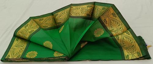 THIRUBHUVANAM HF ZARI SILK SAREE 550 MTS