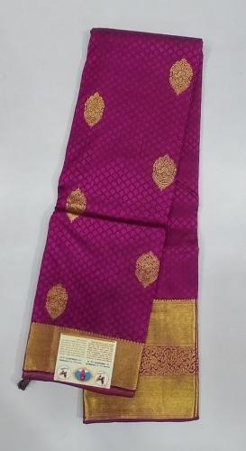 ARNI SILK HALF FINE ZARI SAREE WITH BLOUSE