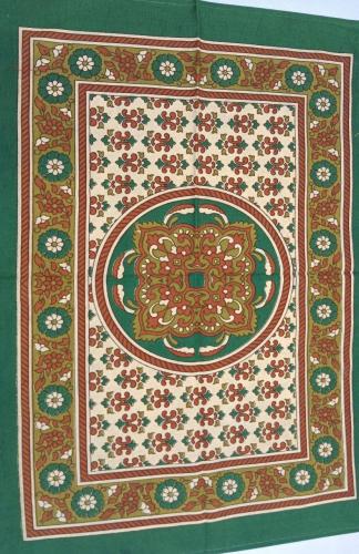 BEDSHEET JAIPUR PRINTED 72X100 2 PILLOW COVER