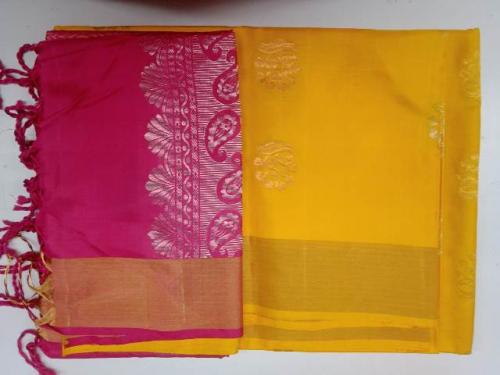 SOFT SILK SAREE WITH BLOUSE