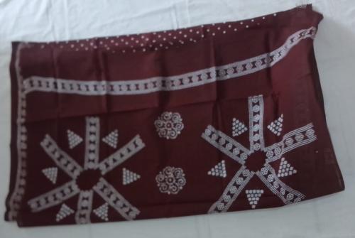 PL COTTON SAREES WITH WAX DOT PRINT DESIGNS