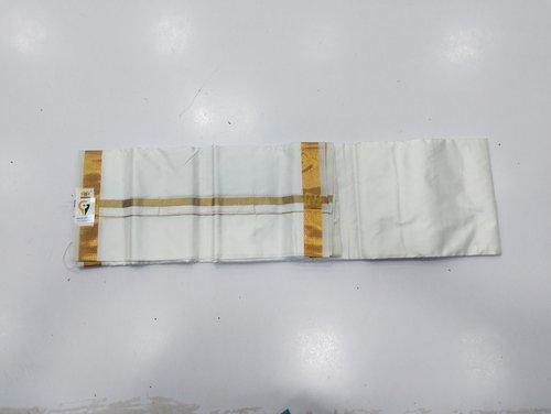 PURE SILK AND HF ZARI DHOTHY