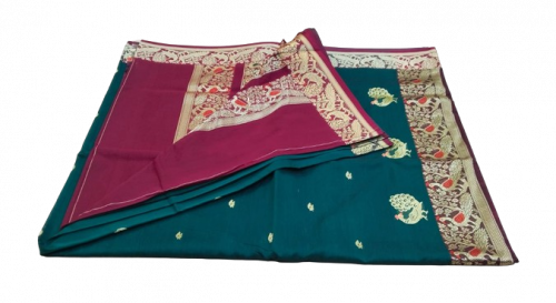 PMK BUMBERG COT SAREES WITH BLOUSE