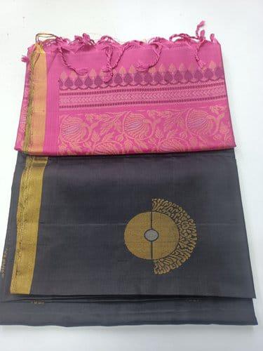 SOFT SILK SAREE WITH BLOUSE