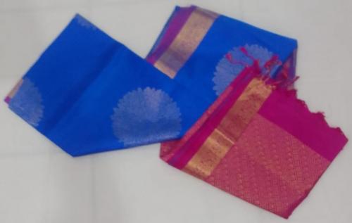 SOFT SILK SAREE WITH BLOUSE