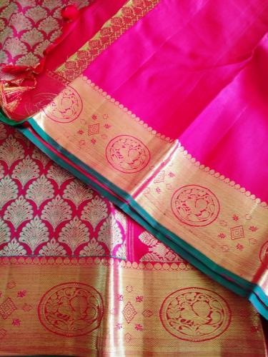 HF ZARI GRAND DESIGNING WEDDING SILK SAREES SSLW