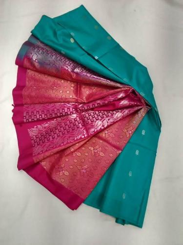 SOFT SILK SAREE WITH BLOUSE