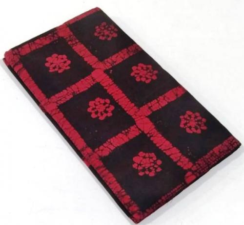 PL COTTON SAREES WITH SOLID WAX CRACK DESIGNS