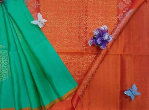 SOFT SILK SAREE WITH BLOUSE